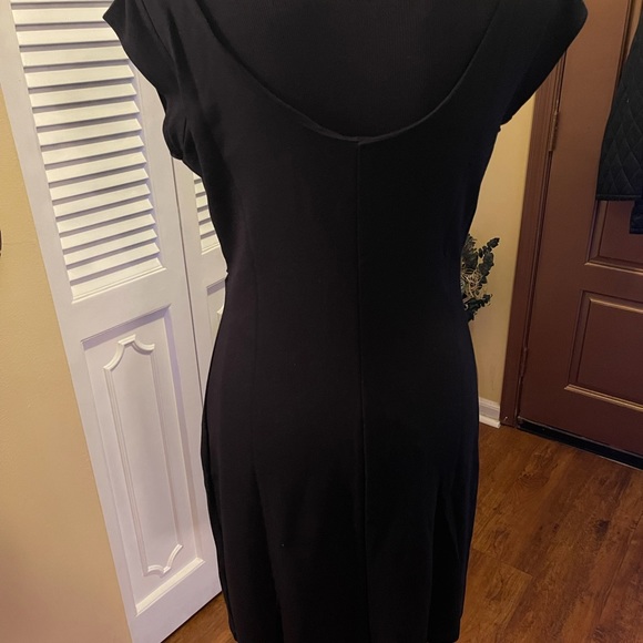 Desigual Black Jersey Dress w/Cut-outs - M - Picture 10 of 11